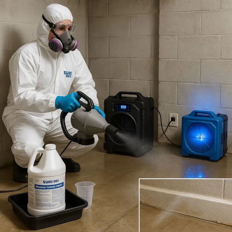 Sanitization and Odor Removal process in Waldorf, MD